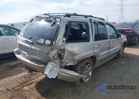 2004 Jeep Grand Cherokee Overland from USA, damaged, VIN 1J8GW68J04C281484